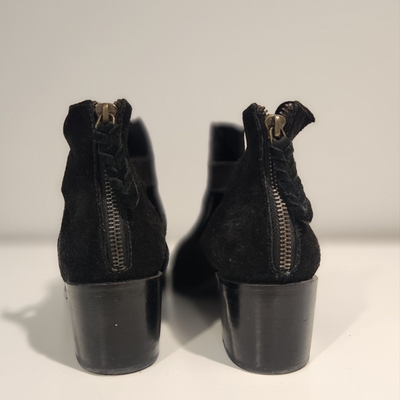 Able Suede booties 8.5 black - Picture 4 of 6